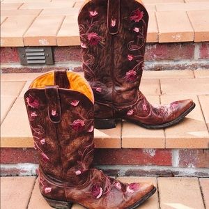 Old Gringo Size 10 blossom boots